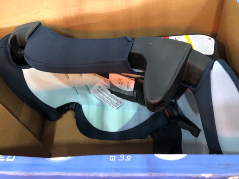 Photo 2 of Cosco Finale DX 2-in-1 Booster Car Seat, Forward Facing 40-100 lbs, Rainbow