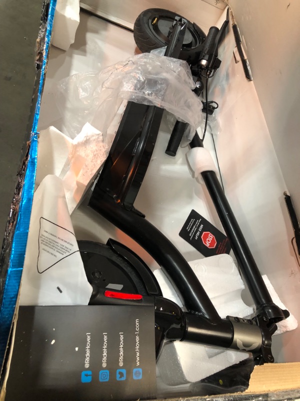 Photo 2 of **NONREFUNDABLE**FOR PARTS OR REPAIR**SEE NOTES**
Hover-1 Alpha Electric Scooter | 18MPH, 12M Range, 5HR Charge, LCD Display, 10 Inch High-Grip Tires, 264LB Max Weight, Cert. & Tested - Safe for Kids, Teens & Adults Black