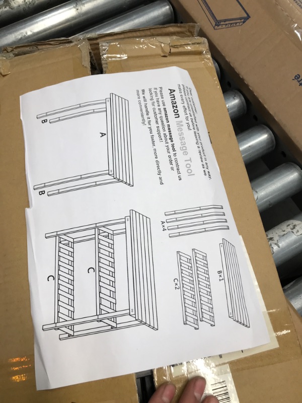 Photo 2 of **NON REFUNDABLE NO RETURNS SOLD AS IS**
***PARTS ONLY**Bamboo 3-Tier Narrow Console Table, Accent Sofa Table, Entryway Table Foyer Table for Entryway, Front Hall, Hallway, Sofa, Couch, Living Room, Coffee Bar, Kitchen