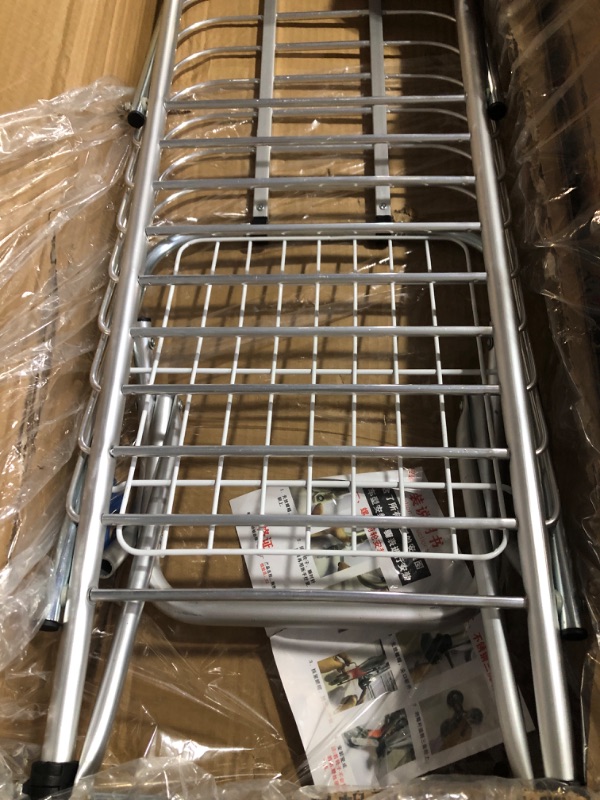 Photo 4 of * used item * incomplete * sold for parts * 
Datanly 2 Pack Stair Climbing Shopping Cart, Shopping Trolley Cart, Stair Climbing Grocery Cart 