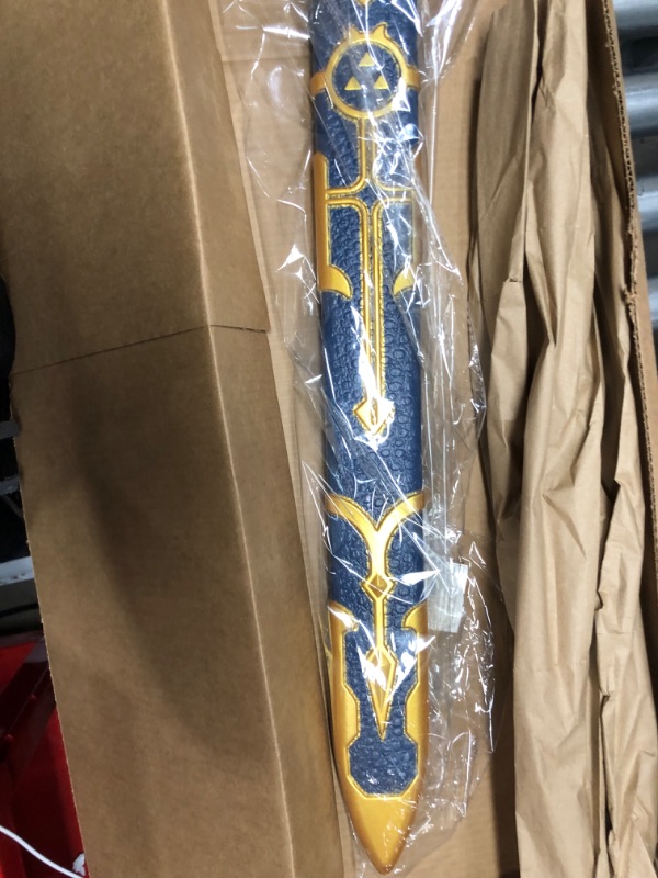 Photo 2 of 36" Foam Blue Zelda Sword W/ Plastic Scabbard