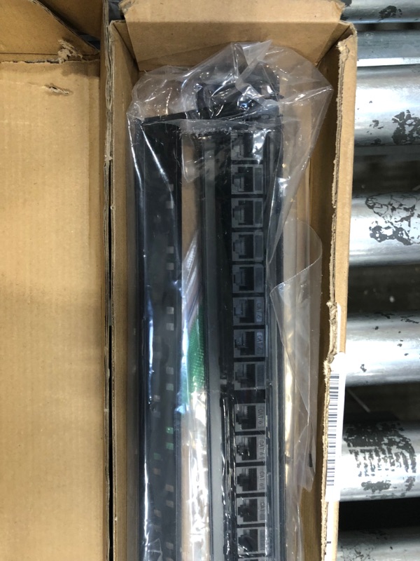 Photo 1 of Rapink Patch Panel 24 Port Cat6 Bundle with Patch Cables Cat6 1ft 24 Pack White