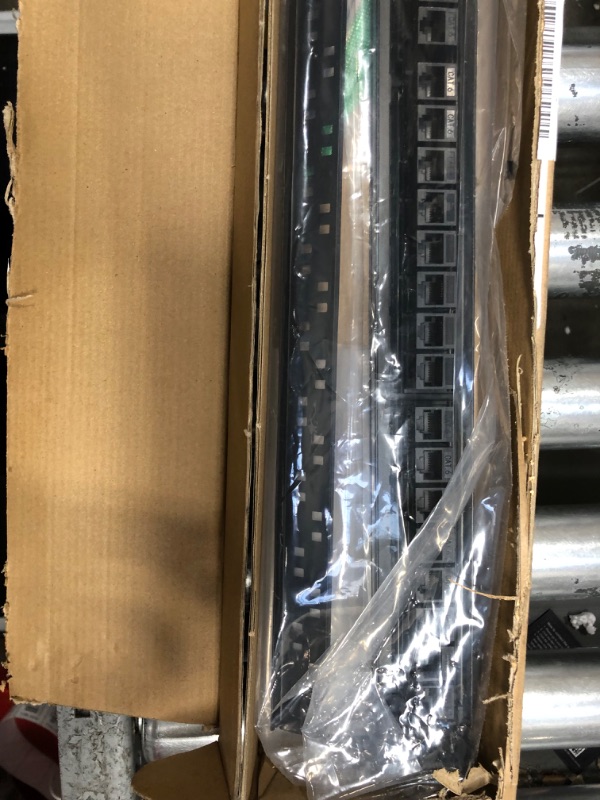 Photo 1 of Rapink Patch Panel 24 Port Cat6 Bundle with Patch Cables Cat6 1ft 24 Pack White