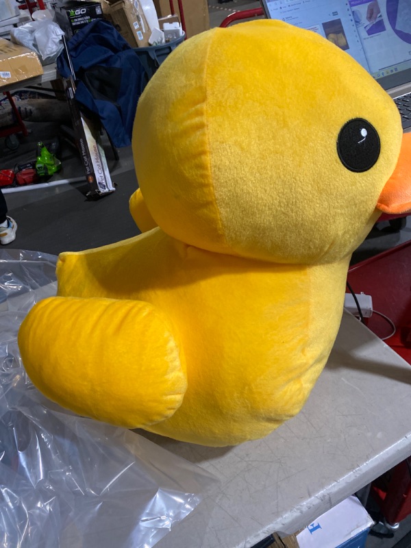 Photo 1 of *HAS 2 HOLES**SEE PHOTOS
Giant Plush Yellow Duck Soft Stuffed Animal Toy Sofa Decoration for Kids Birthday