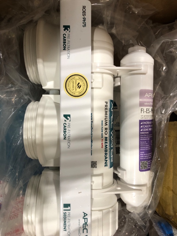 Photo 4 of ***SEE NOTES*** APEC Water Systems ROES-50 Essence Series Top Tier 5-Stage WQA Certified Ultra Safe Reverse Osmosis Drinking Water Filter System