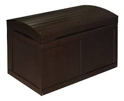 Photo 1 of * SEE NOTES* Badger Basket Kid's Hardwood Barrel Top Toy Box Storage Chest with Safety Hinge BROWN