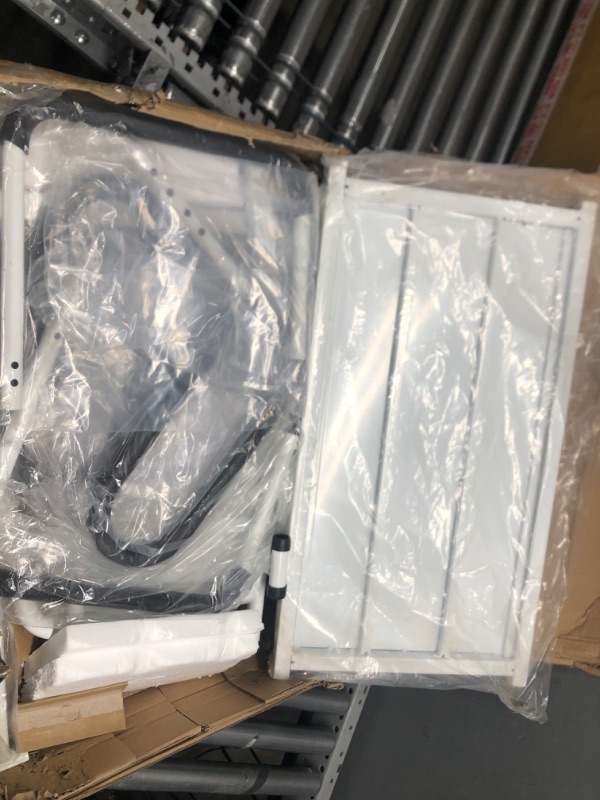 Photo 1 of Adjustable Bed Step Stool White - 350lbs Capacity
