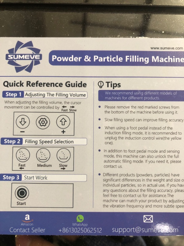 Photo 6 of (READ FULL POST) Particle Weighing and Packing Machine Multi-function Particle Filling Machine 1-100g for Tea Hardware Nuts Plastic Accessories
