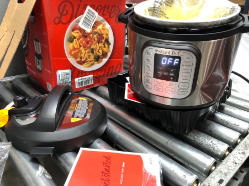 Photo 2 of * SEE NOTES* Instant Pot Duo 7-in-1 Electric Pressure Cooker, Slow Cooker, Rice Cooker, Steamer, Sauté, Yogurt Maker, Warmer & Sterilizer, Includes App With Over 800 Recipes, Stainless Steel, 6 Quart 6QT Duo Pressure Cooker