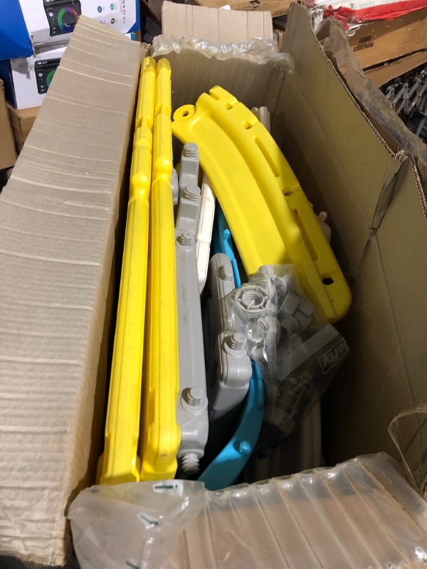 Photo 2 of ***USED - LIKLEY MISSING PARTS - SEE COMMENTS***
YUYUE 7 in 1 Toddler Slide,Kids Climber Slide with Storage Space and Non-Slip Steps Yellow-blue