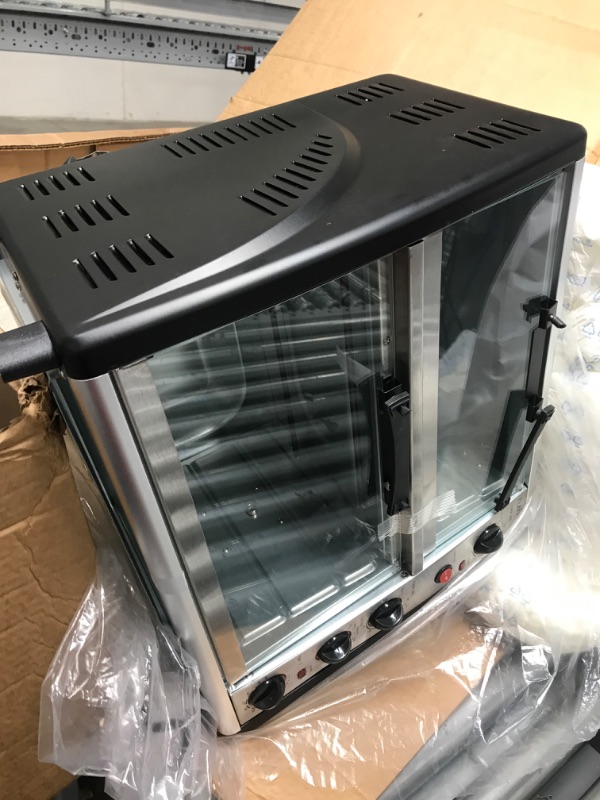 Photo 1 of *SEE NOTES* NutriChef Multi-Functional Dual Oven Cooker, Toaster, Broiler Roast And Rotisserie Convection Cooking Ready, Large 42 QT Capacity Dual Tier Oven, For Kitchen Table Or Countertop Use - 1780 watts