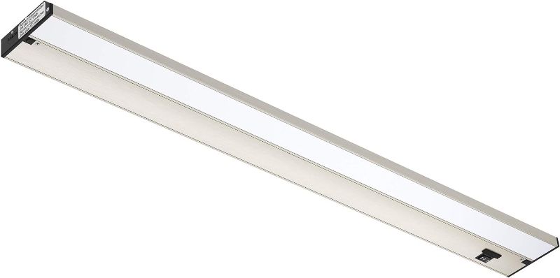 Photo 1 of *See notes* GETINLIGHT 3 Color Levels Dimmable LED Under Cabinet Lighting with ETL Listed, 32-inch, Warm White (2700K), Soft White (3000K), Bright White (4000K), Brushed Nickel Finished, IN-0210-4-SN
