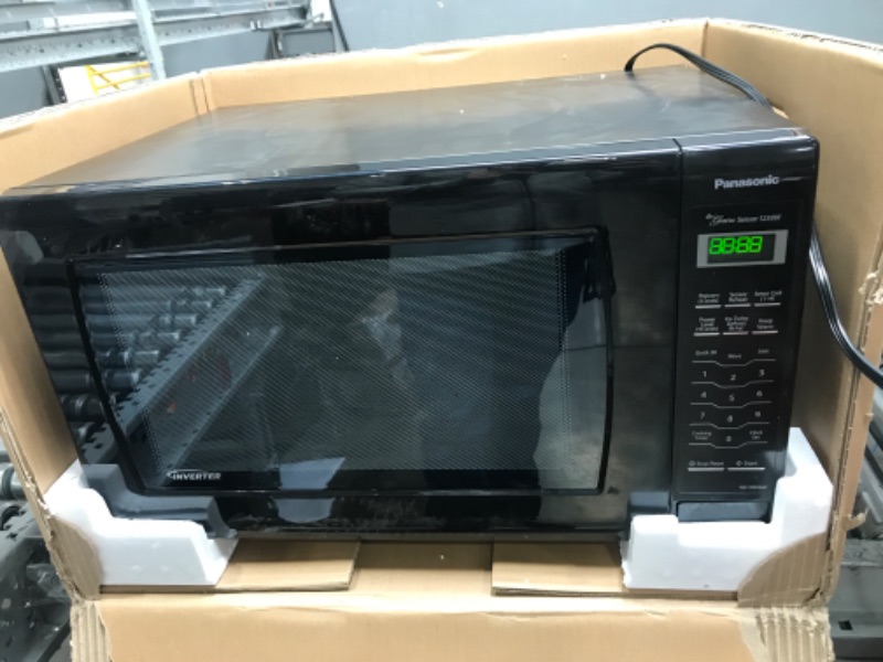 Photo 2 of ***see notes***Panasonic 2.2 Cu. Ft. Countertop Microwave Oven with Inverter Technology, Black