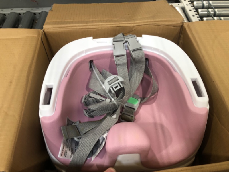 Photo 2 of ***SEE NOTES*** Ingenuity Baby Base 2-in-1 Booster Feeding and Floor Seat with Self-Storing Tray - Peony