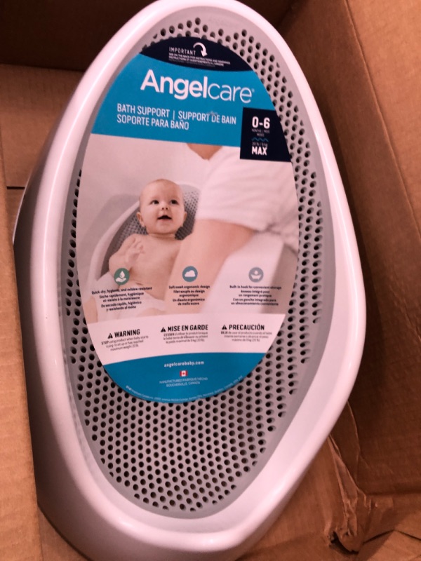 Photo 2 of Angelcare Baby Bath Support (Grey) | Ideal for Babies Less than 6 Months Old