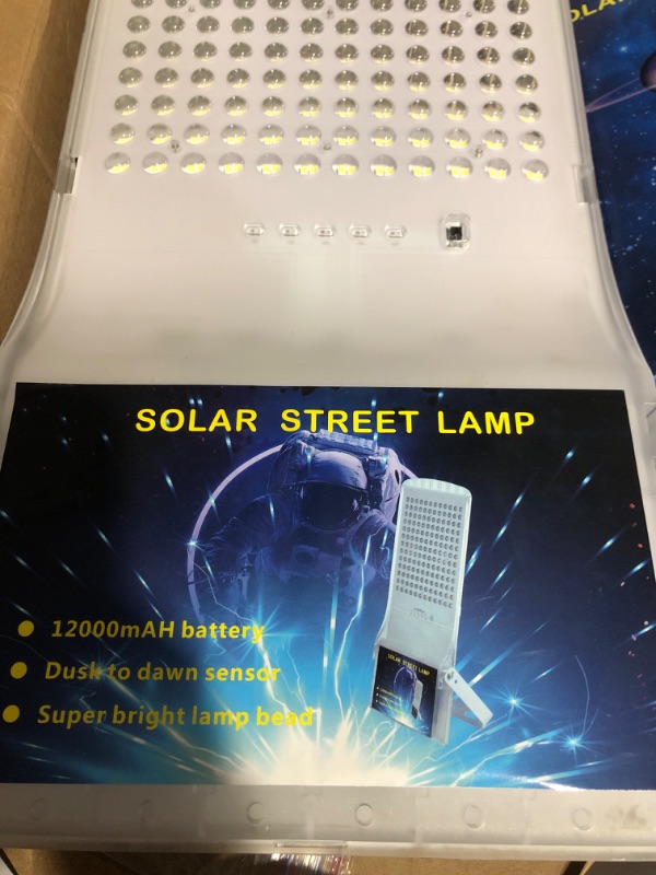 Photo 5 of * used * see all images *
OTeedo 300W Solar Street Light 30000LM LED Outdoor Waterproof Dusk to Dawn for Yard Lighting