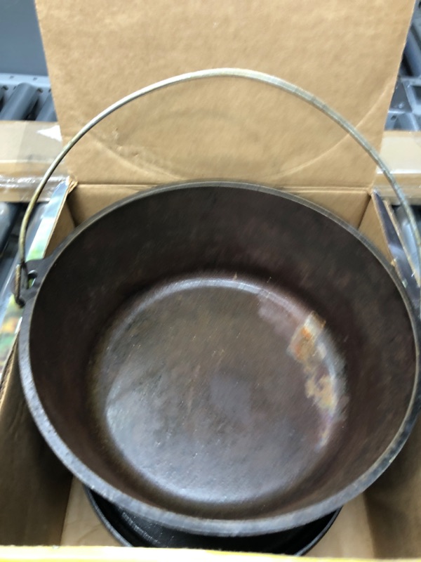 Photo 3 of 8 Qt. Cast Iron Deep Dutch Oven with Lid and Bail Handle