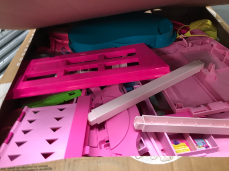 Photo 1 of Barbie Dreamhouse 2023, Pool Party Doll House with 75+ Pieces and 3-Story Slide, Barbie House Playset, Pet Elevator and Puppy Play Areas?