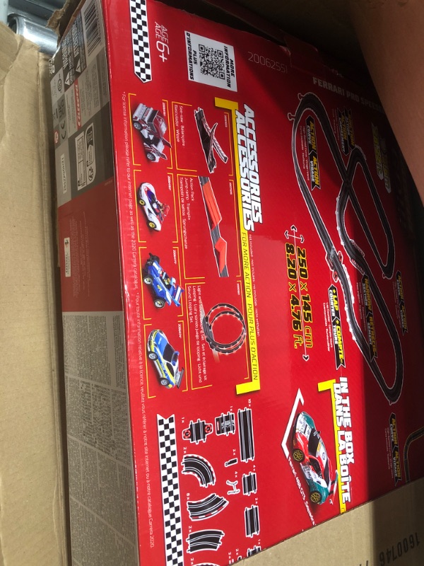 Photo 2 of Carrera GO!!! Electric Powered Slot Car Racing Kids Toy Race Track Set 1:43 Scale, Ferrari Pro Speeders