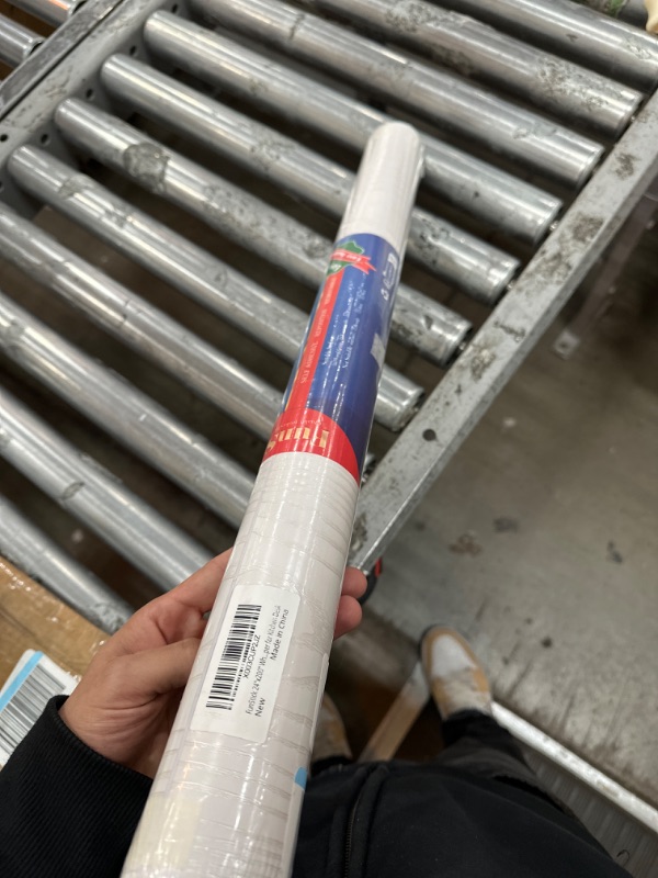 Photo 1 of FunStick 24" x 200" White Contact Paper Decorative Peel and Stick Wall Paper Roll Self Adhesive Shelf Liners for Kitchen Cabinets Drawers Vinyl Removable Wallpaper for Bedroom Walls Vanity