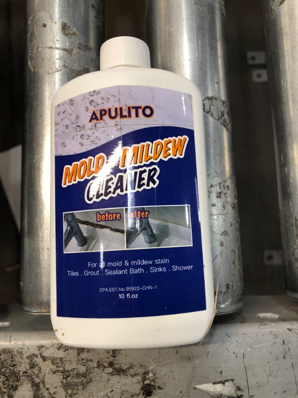 Photo 1 of APULITO Home Mold Stain Cleaning Gel Mildew Cleaner Gel for Bathroom Kitchen Household 10.00 Fl Oz (Pack of 1)