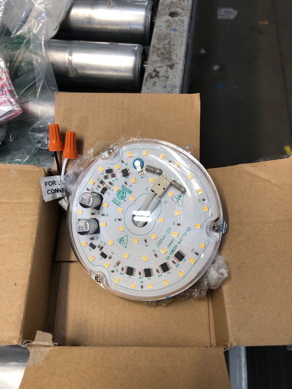 Photo 1 of senroyal 4 inch Ceiling Fan LED Light Replacement 6000K, 18W LED Retrofit Kit, LED Ceiling Fan Light Kit, Round LED Light Engine for Ceiling Light, 1800LM, 120V, CRI90, Dimmable (Natural Daylight) Natural Daylight White 6000K