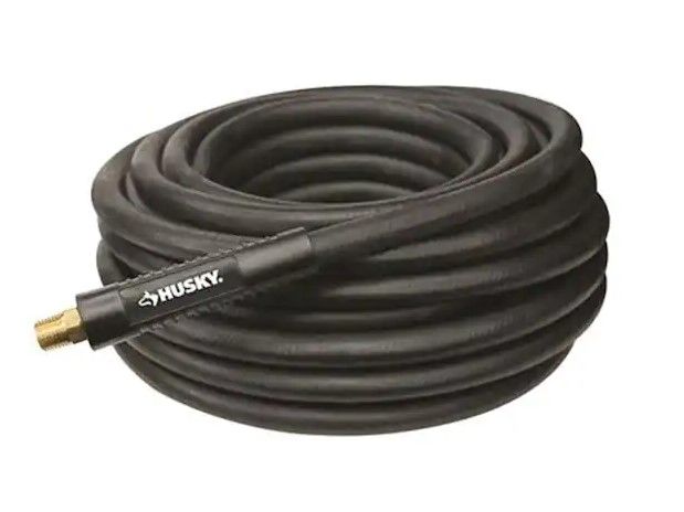 Photo 1 of 3/8 in. x 50 ft. Heavy-Duty Rubber Hose
