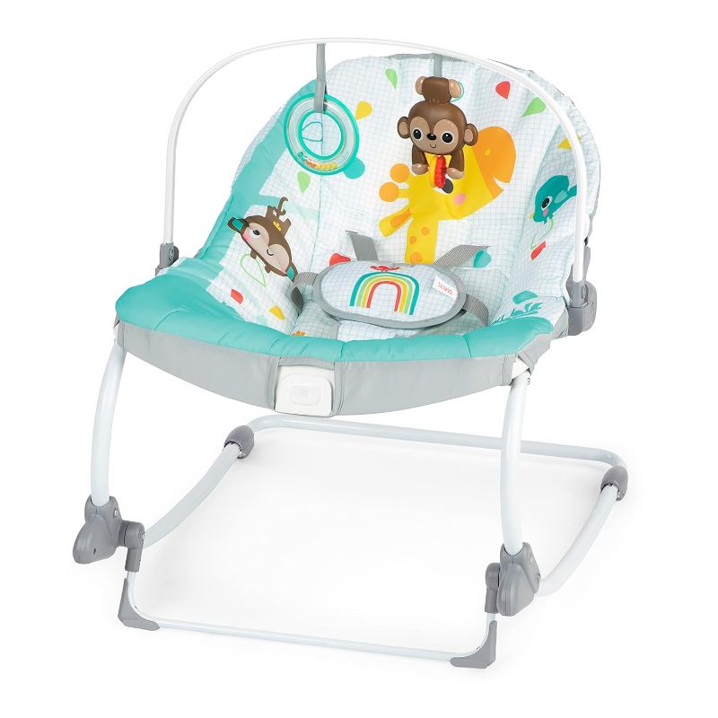 Photo 1 of Bright Starts Wild Vibes Infant to Toddler Rocker with Vibrations, Unisex, Newborn +
