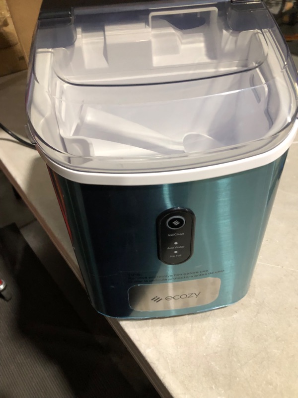 Photo 1 of *PARTS ONLY DOES NOT FUNCTION PROPERLY*
ecozy Nugget Ice Maker Countertop, Silver