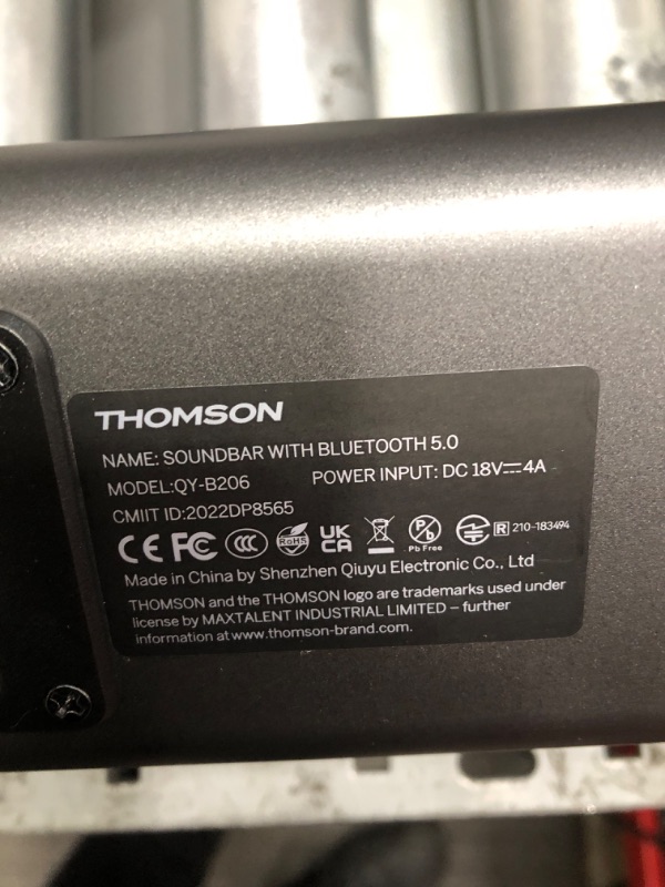 Photo 5 of * used * microphones do not work * 
Thomson Sound Bars for TV, HiFi TV Speakers Home Theater Soundbar with 2 Wireless Microphones, Surround Stereo Sound System 