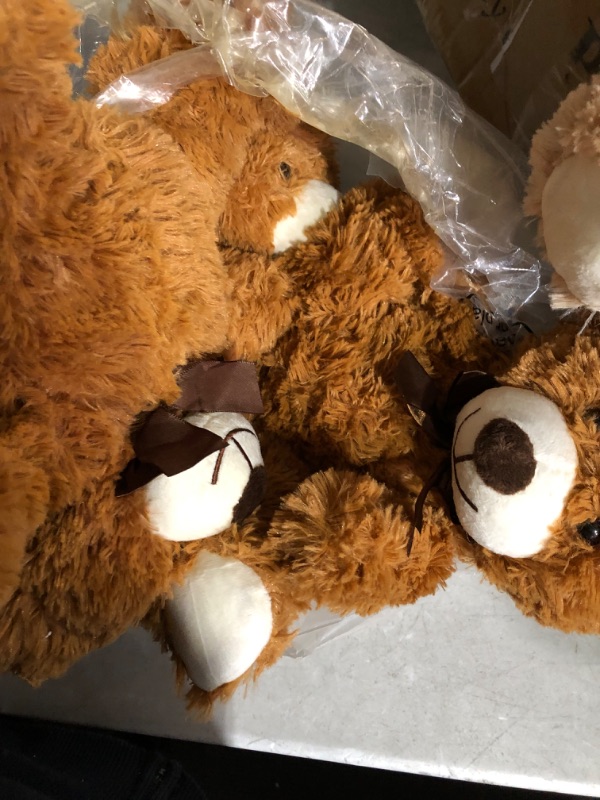 Photo 1 of ***ONLY 2 BEARS INCLUDED***
HyDren 8 Pieces Bears Stuffed Animals Soft Plush Toy Bears  (White, Brown)