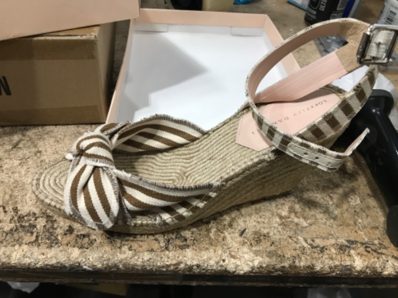 Photo 2 of LOEFFLER RANDALL Tessa Bow Wedge Espadrilles 10.5