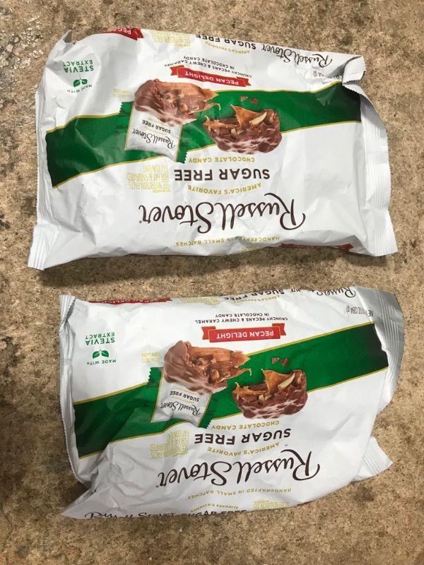 Photo 2 of 2 PACK Russell Stover Sugar Free Pecan Delights with Stevia, 10 oz. Bag
