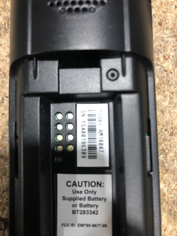 Photo 1 of VTech Accessory Handset for VTech AM18447 Small Business System, Black Black Accessory Cordless Handset Console