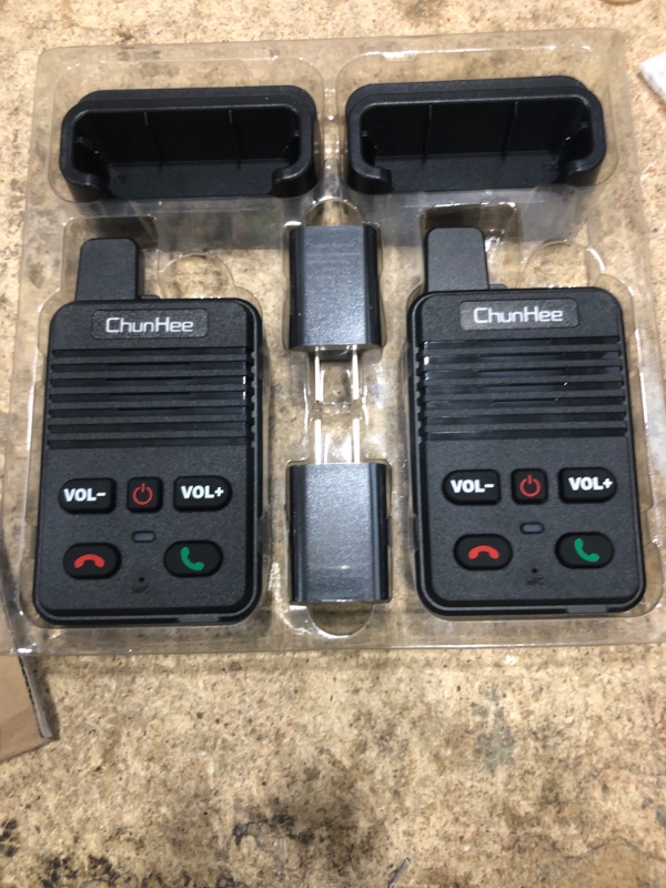 Photo 2 of ChunHee Intercoms System for Home, Full Duplex Wireless Intercom System for Home Use 1000ft Long Range Two-Way Intercom System Room to Room Communication System for Elderly/Kids/Pregnant