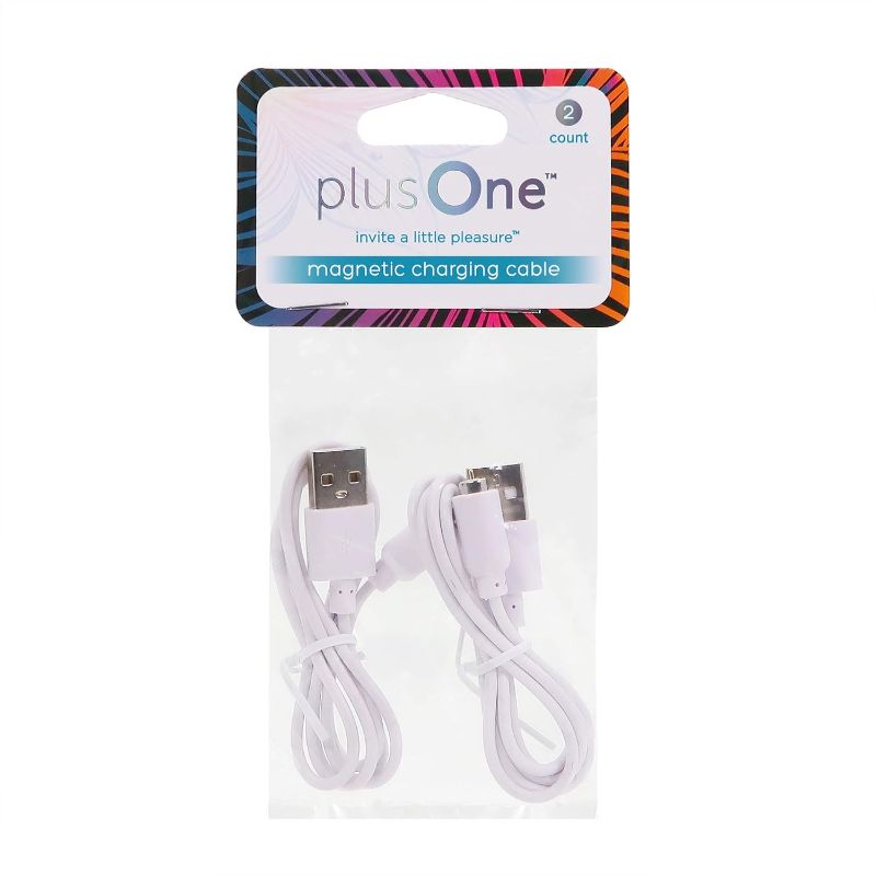 Photo 1 of plusOne Magnetic Charging Cables, USB Charger, Durable Replacement DC Charging Cables, USB Adapter Cord, DC Power Cable, Plug Charging Cord, 2 Count