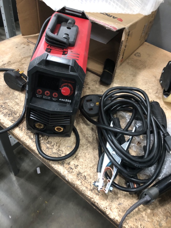 Photo 2 of ARCCAPTAIN Stick Welder, [Large LED Display] 200A ARC/Lift TIG Welding Machine with Synergic Control, IGBT Inverter 110V/220V Portable MMA Welder Machine with Hot Start, Arc force and Anti-Stick