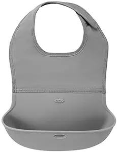 Photo 1 of OXO Tot Roll-Up Bib- Gray