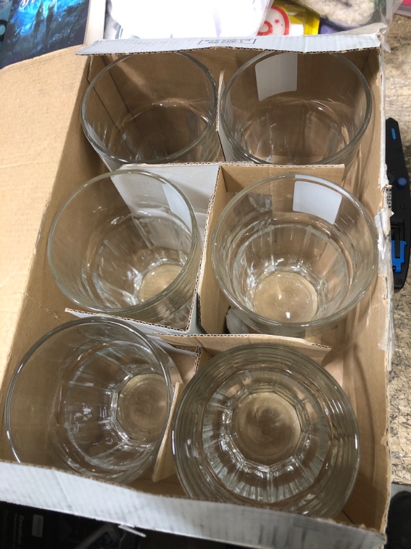Photo 1 of 6pc glass cups