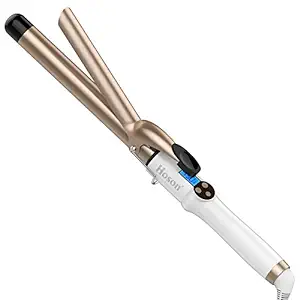 Photo 1 of Hoson 1 Inch Curling Iron Professional Ceramic Tourmaline Coating Barrel Hair Curler, LCD Display with 9 Heat Setting