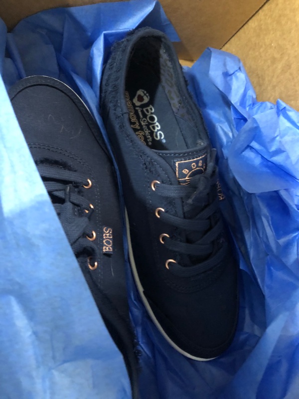 Photo 2 of **READ NOTES BELOW** BOBs B Cute Slip-on Casual Sneaker, Wide Width Available 7 NAVY BLUE