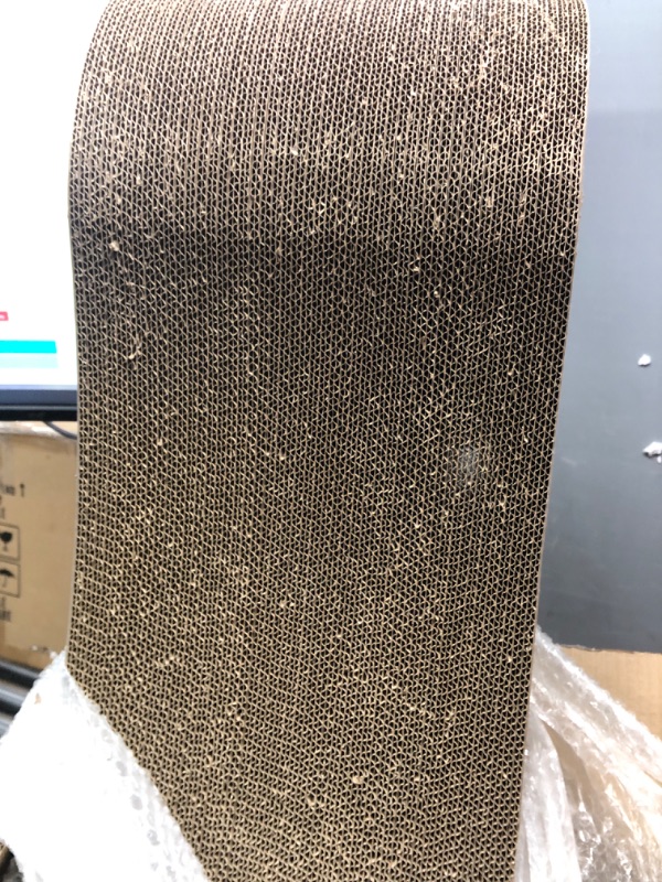 Photo 1 of PetFusion Ultimate Cat Scratcher Lounge, Reversible Infinity Scratcher in Multiple Colors. Made from Recycled Corrugated Cardboard, Durable & Long Lasting. 1 Yr Warranty Slate Gray