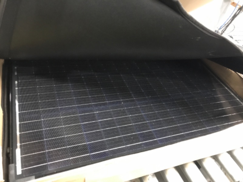 Photo 2 of 200-Watt 12-Volt Monocrystalline Foldable Suitcase Off-Grid Solar Power Kit with Voyager