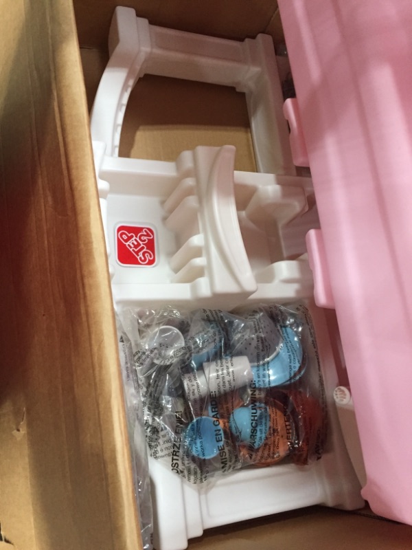 Photo 1 of Step2 Fun with Friends Kitchen Set for Kids – Includes Toy Kitchen Accessories, Interactive Features for Pretend Play – Indoor/Outdoor Toddler Playset – Dimensions: 40.88" H x 35.75" W x 12.5" D Pink