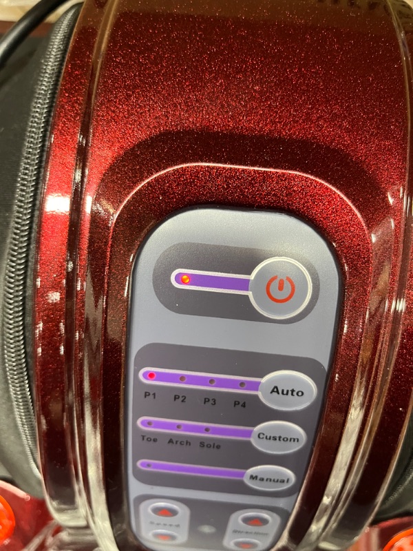 Photo 1 of H&B Luxuries Shiatsu Kneading Rolling Foot Massager Personal Health Studio ZH-9902-red