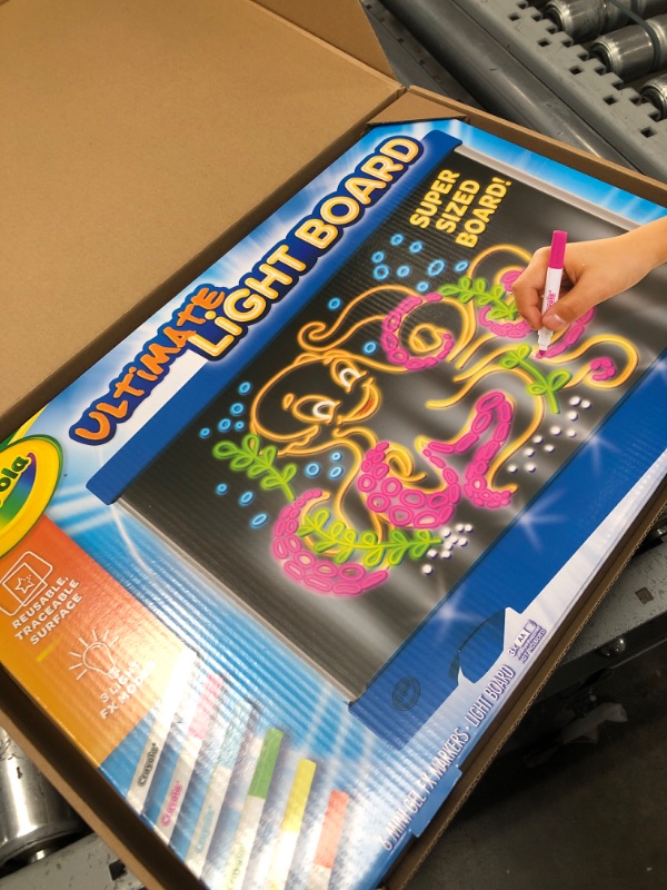 Photo 2 of Crayola Ultimate Light Board Blue, Drawing Tablet, Toys & Gifts For Kids, Ages 6, 7, 8, 9 [Amazon Exclusive]