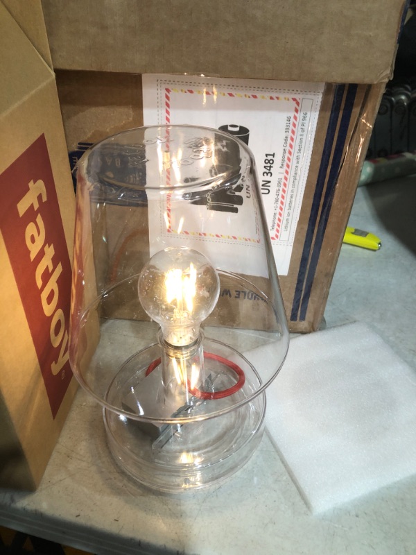 Photo 3 of **READ NOTES BELOW**FATBOY Transloetje LampS Set, OF 2 Transparent PLASTIC