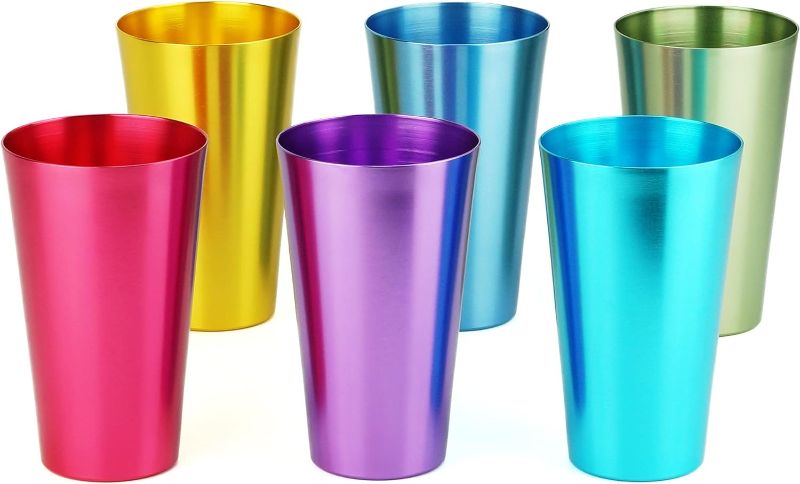 Photo 1 of PACK OF 6 ALUMINUM DRINKING CUPS 