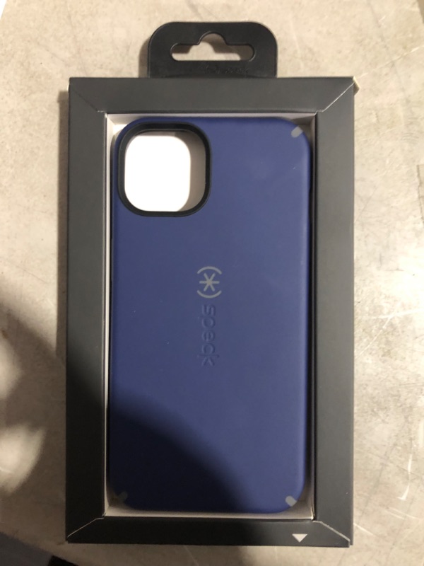 Photo 2 of Speck iPhone 13 Case Drop Protection & Scratch Resistant Dual Layer Case Blue/Cloudy Gray