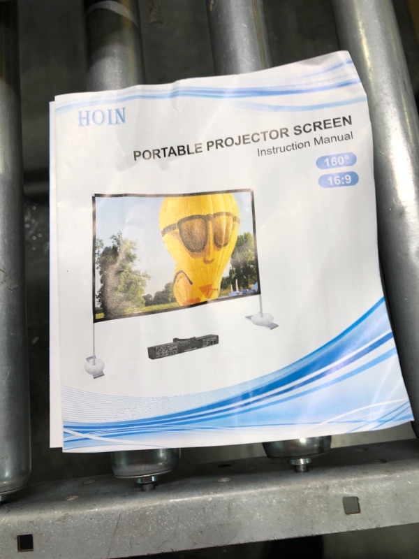 Photo 1 of Projector Screen with Stand 100 inch 16:9 HD 4K Outdoor Indoor Projection Screen for Home Theater 3D Fast-Folding Projector Screen with Stand Legs and Carry Bag Projection Movie Wrinkle-Free